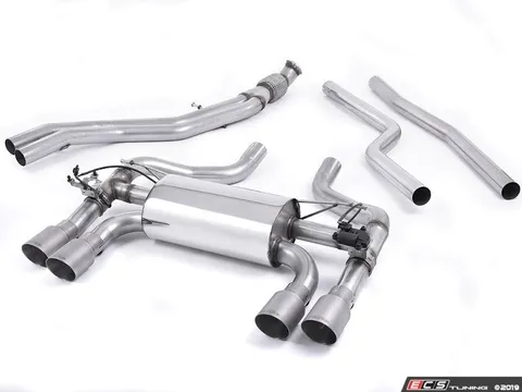 Milltek Sport Performance Street Cat Back - Titanium Tips
