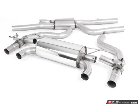 Milltek Sport Performance Race Cat-Back Exhaust System - Multiple Tip Options Available