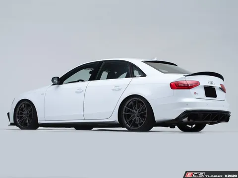 ECS Audi B8/B8.5 A4/S4 Rear Window Spoiler - Gloss Black