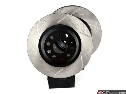 Emmanuele Design Rear High Carbon Slotted Brake Rotors - Pair (310x22)