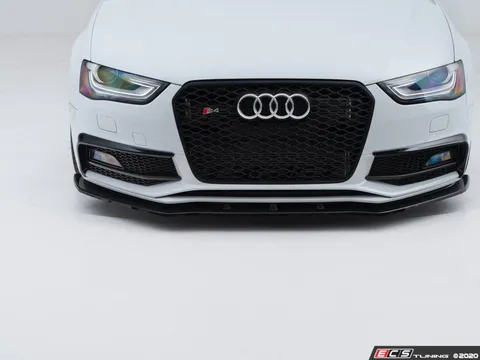ECS Audi B8.5 S4 / A4 S-Line Facelift Front Lip - Splitter Style - Gloss Black