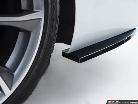 Doorbusters Audi B9 A4 / S4 Flat Side Skirts & Rear Bumper Side Splitters - Gloss Black