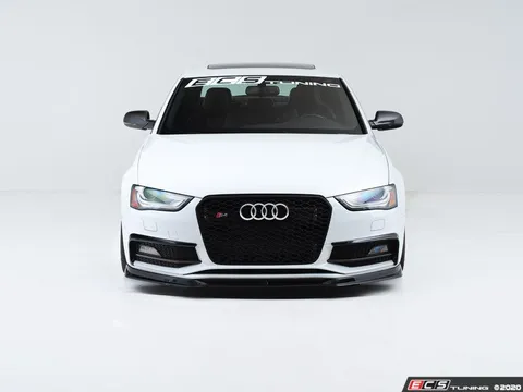 ECS Audi B8.5 S4 / A4 S-Line Facelift Front Lip - Gloss Black