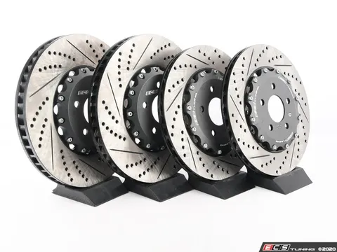 ECS Front & Rear 2-Piece Brake Rotor Upgrade Kit