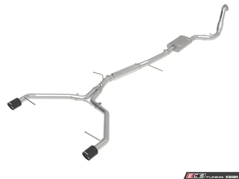 AFE MACH Force-Xp Cat-Back Exhaust System - Carbon Fiber Tips