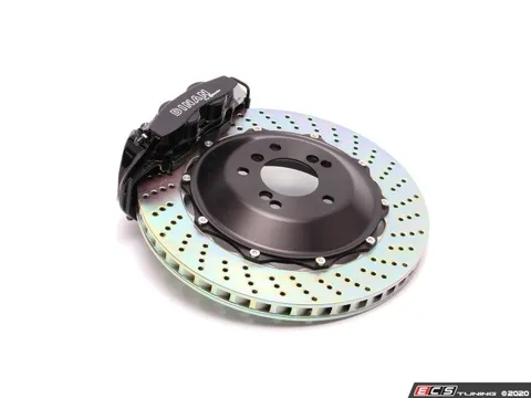 Dinan Dinan Front Big Brake Kit by Brembo - Black, Drilled