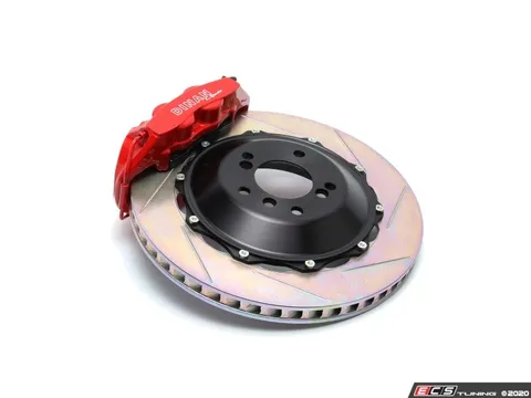 Dinan Dinan Front Big Brake Kit by Brembo - Red, Slotted