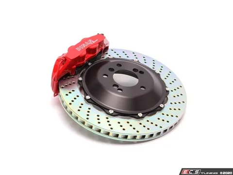 Dinan Dinan Front Big Brake Kit by Brembo - Red, Drilled