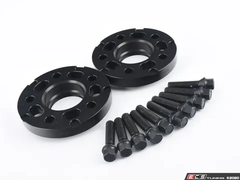 Turner Motorsport Turner Motorsport Black Wheel Spacer & Bolt Kit - 20mm