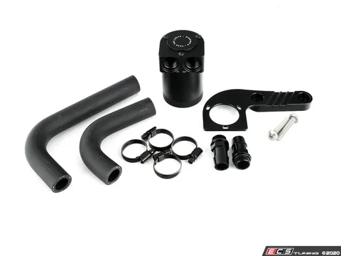 Mishimoto F8X Baffled Oil Catch Can - Black