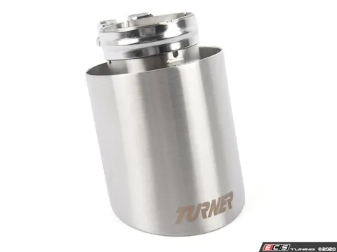 Turner Motorsport 4" Universal Exhaust Tip w/ Brushed Finish - Priced Each