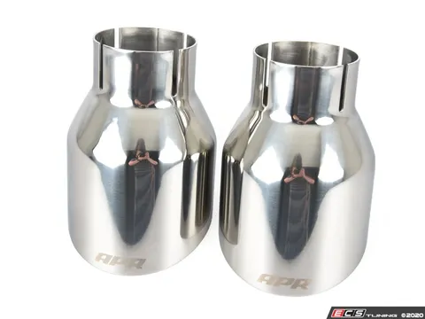 APR Single-Walled Exhaust Tips - Polished Silver