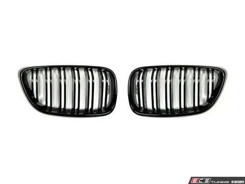 ECS Blackout Dual-Slot Grille Set - Gloss Black