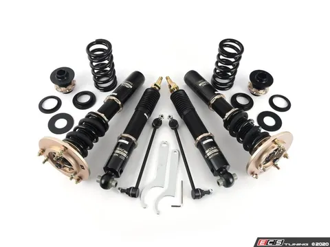 BC Racing BR Series Coilover Suspension Kit - Extreme Low - 3-Bolt Top Mounts