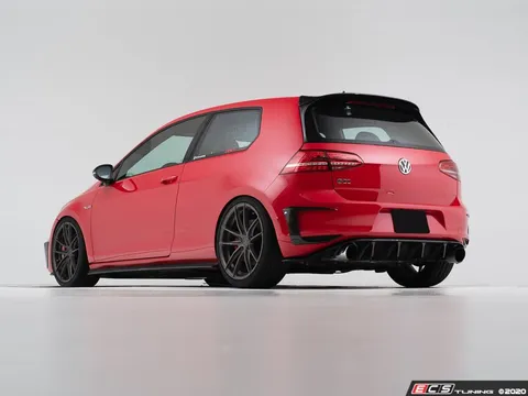 Doorbusters MK7 GTI Gloss Black Rear Diffuser - With Hatch Spoiler Extension