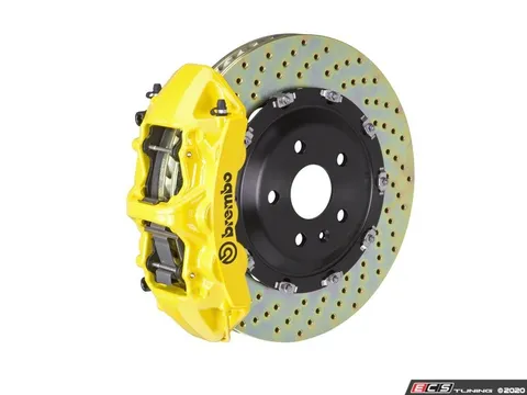 Brembo Brembo GT Front Big Brake Kit - 2 Piece Drilled Rotors (380x34)