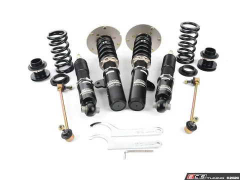 BC Racing BR Series Coilover Suspension Kit - Extreme Low - 5-Bolt Top Mounts