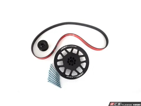 ECS Audi 3.0T Performance Dual Pulley Upgrade Kit With ECS Performance Kevlar Reinforced Supercharger Belt
