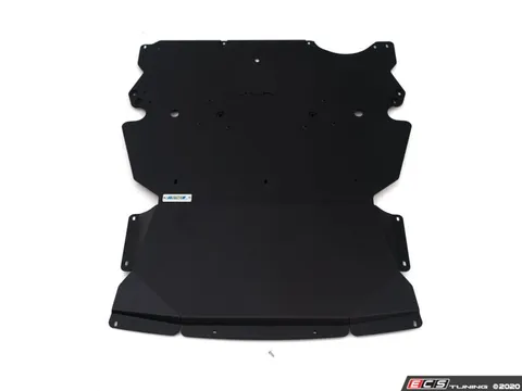 Turner Motorsport Turner Motorsport Aluminum Skid Plate Kit - Wrinkle Black Powder Coat Finish - F2x/3x 2/3/4 Series