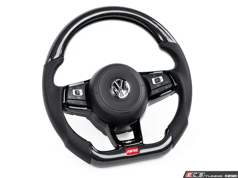 APR Carbon Fiber & Perforated Leather Steering Wheel