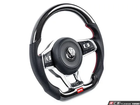 APR Carbon Fiber & Perforated Leather Steering Wheel