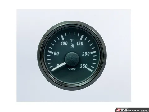 VDO SingleViu 52mm 10bar oil pressure gauge. 0-4.5V sender required. - Priced Each