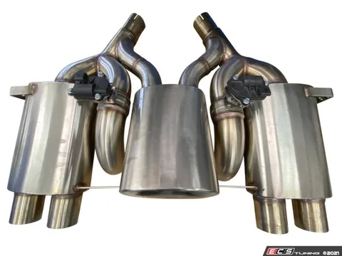 Active Autowerke Maad Maxx Rear Exhaust Section - 3 Can Valve