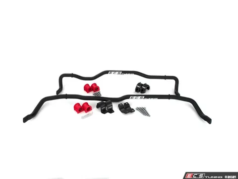 ECS MQB 4Motion Adjustable Sway Bar Upgrade Kit - Front (28mm) & Rear (25mm)