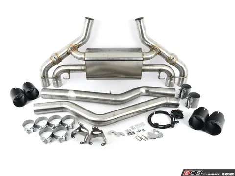 Dinan Dinan Free Flow Axle-Back Exhaust - Black Tips