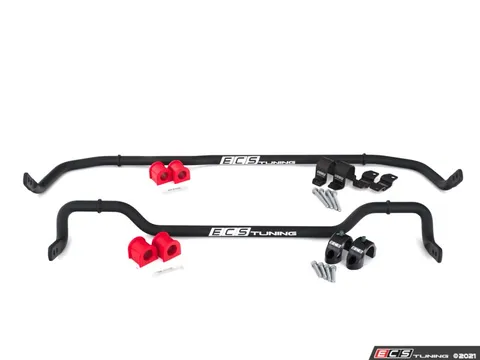 ECS MQB FWD Adjustable Sway Bar Upgrade Kit - Front (25mm) & Rear (25mm)