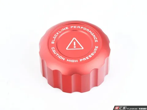 Goldenwrench Supply Co Blackline Performance Chargecooler Coolant Tank Cap Cover - Red