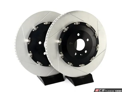 Neuspeed 2-Piece Full-Floating Front Brake Rotors - Pair (370mm)