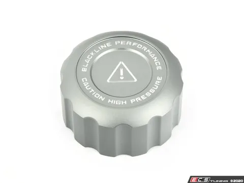 Goldenwrench Supply Co Blackline Performance Chargecooler Coolant Tank Cap Cover - Gray