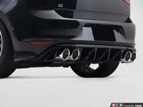 Doorbusters MK7 Golf R Gloss Black Rear Diffuser - With Hatch Spoiler Extension