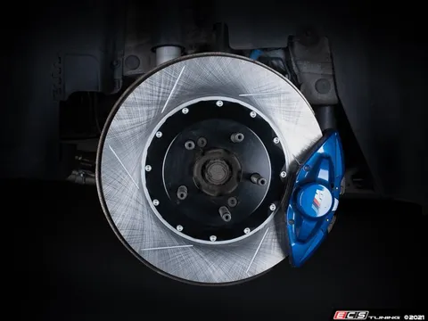 Turner Motorsport Turner Motorsport Rear Full-Floating Slotted TrackSport Rotors Set - 370x24mm - F8x