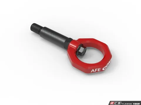 AFE AFe CONTROL Front Tow Hook - Red