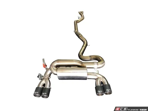 Active Autowerke Signature Valved Exhaust System - Brushed Tips