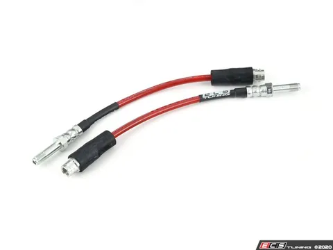 ECS Exact-Fit Stainless Steel Brake Lines - Rear