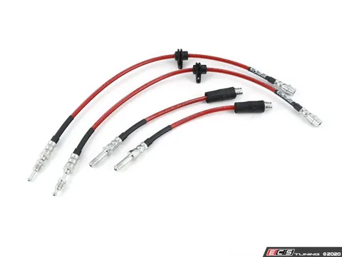 ECS Exact-Fit Stainless Steel Brake Lines - Complete Kit