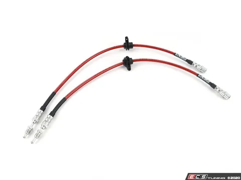 ECS Exact-Fit Stainless Steel Brake Lines - Front