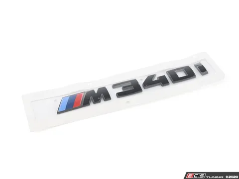 Genuine BMW M340i Emblem - Black