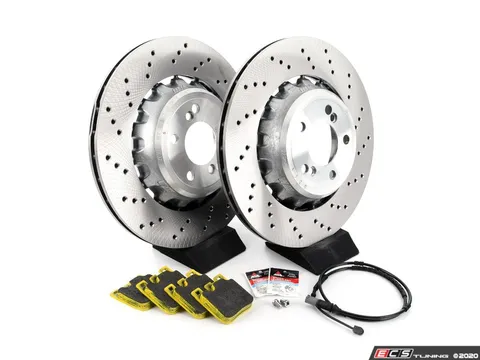 Assembled By ECS Rear Performance Brake Service Kit