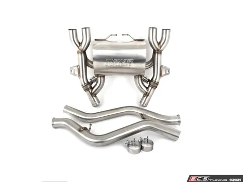 Turner Motorsport E90 E92 M3 Turner Motorsport Stainless Steel Valved Axle Back Exhaust - Polished Tips