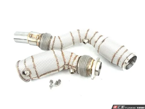 Racing Dynamics S55 Catted Downpipes w/ 200 Cell Sport Cat - F8X M3/M4/M2C