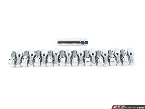 Rohana Wheels Conical Seat Tuner Spline Bolt Set - Standard Length - Chrome