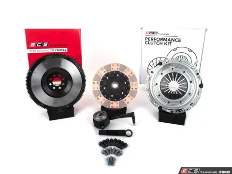 Doorbusters ECS Tuning Stage 3 Performance Clutch Kit With Street Weight Forged Steel Flywheel (25.45lbs) - With Adjustable 6-Speed Short Shifter Kit