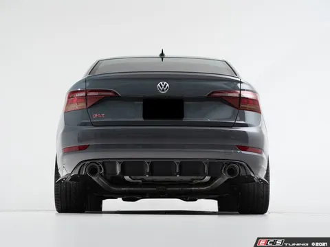 Doorbusters MK7 Jetta GLI Gloss Black Rear Diffuser Kit - With Gloss Black Trunk Spoiler