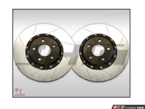 JH Motorsports 2-piece Lightweight Front Rotors - Pair (345x30)