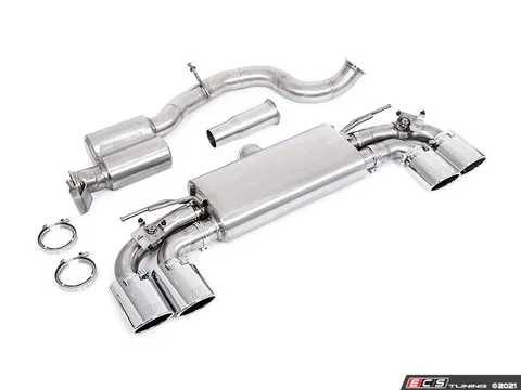 Unitronic Unitronic Cat-Back Exhaust System - Oval Chrome Tips