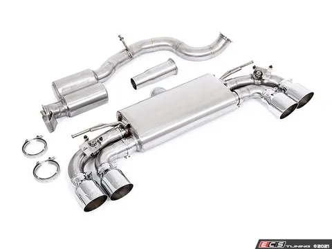 Unitronic Unitronic Cat-Back Exhaust System - Round Chrome Tips